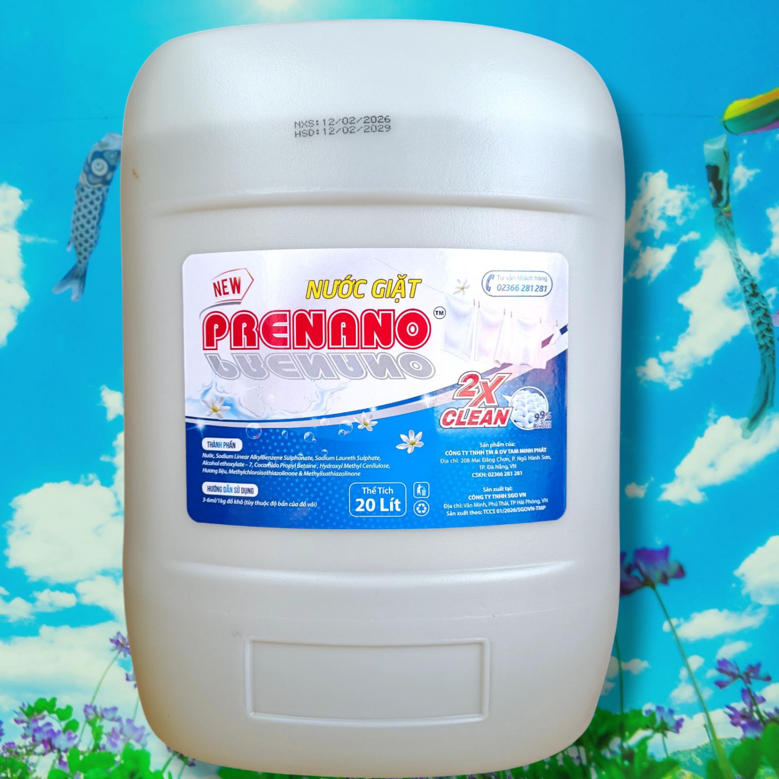 Giặt trắng sáng đồ vải
